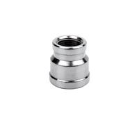 Manchon de raccord réduit en laiton chromé FF - 3/8″ x 1/2″