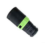 Manchon de raccordement D 27 Dm-comme pour adaptateur CT pour systèmes Festool avec mécanisme de verrouillage vert pour assurer la sécurité du tuyau adapté aux outils électriques et aux aspirateurs