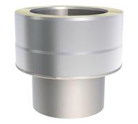 Manchon de raccordement inox avec chemisage mural - TEC-DW-DESIGN 150mm