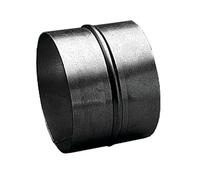 Manchon de raccordement mâle de gaine VMC en acier galvanisé - Ø 80 - NATHER - 231054