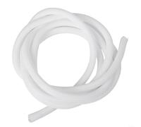 Manchon de rangement de câbles de 3 m en polyester monofilament avec caractéristiques ignifuges pour protéger et gérer les câbles d'alimentation et de données (blanc)