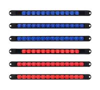 Manchon de rangement robuste rotatif à 360 degrés pour douilles de 6,35 mm, 9,5 mm, 1,27 cm