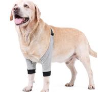 Manchon de Récupération Chirurgicale pour Chien,Manchon de Protection Anti-léchage pour Animaux de Compagnie,Attelle de Soutien Respirante pour Pattes Avant de Chien de Taille Moyenne et Grande