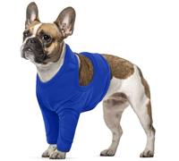 Manchon de Récupération pour Patte Avant Chien, Coude Protecteur Joint Protecteur de Jambe Protection des Genou pour Chiens Petit Moyens de Grande Taille(Bleu, M)