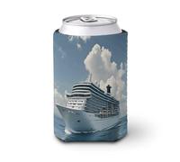 Manchon de refroidissement pour canettes de croisière, pliable, isolé, standard, réutilisable, en néoprène pour boissons froides et boissons chaudes