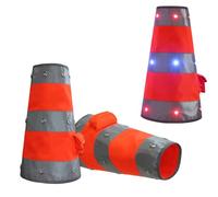 Manchon de signalisation LED pour les activités de plein air, les chantiers de construction et les parkings - Marqueur de sécurité lumineux pour une meilleure visibilité