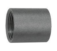 Manchon de soudure 16, acier vierge ST 37-2, filetage continu Rp 1 1/2, longueur 48,0 mm, pression de travail max. 50 bar.