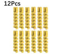 Manchon De Support De Câble De Données En Silicone Spirale,Protecteur Rond,Anti-Casse,Économiseur De Souris,Chargeur Usb,Enrouleur De Directions,1 Pièce,12 Pièces - Type 12pcs Yellow