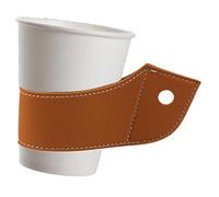 Manchon de Tasse - Manches de Tasse à café | Manches pour Takeaway Cups | Manches de Protection de Tasse Portable avec poignées ergonomiques résistantes Manches en Cuir PU