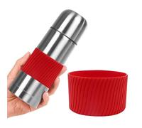 Manchon de tasse réutilisable - Silicone résistant à la chaleur, protecteur de tasse durable pour boissons chaudes et glacées, manchon de prise confortable | Parfait pour les avec une utilisa