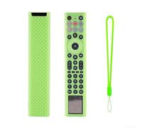 Manchon de télécommande en silicone pour HISENSE ERF6A66 avec propriétés d'absorption des chocs et alignement précis de l'interface (vert lumineux)