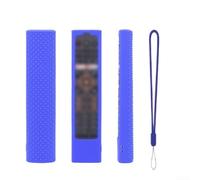 Manchon de télécommande phosphorescent pour Haier HTR A27 - Composition en silicone et optimisation de la prise en main (bleu)