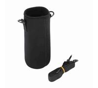 Manchon de transport pour bouteille d'eau avec sangle pour le camping, la randonnée, la pêche (hauteur 15 cm)