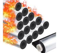 Manchon de Tuyau D'isolation Antigel Auto-adhésif Mousse Tube pour Extérieur Conduite d'eau Isolation Tuyaux Chauffage Antigel Manchon Chaleur Préservation (ID)43mm x (T)10mm x (L)0.9m