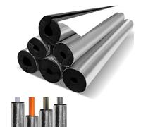 Manchon De Tuyau D'isolation Antigel,ID22 34 48 60 89 120mm Tube En Mousse Imperméable À L'eau Manchon D'isolation Tuyaux Calorifuges Anti-Gel Calorifuge Isolant D'Aluminium(ID60mmx20mmx95cm)