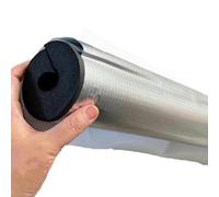 Manchon de Tuyau D'isolation Antigel, Mousse Tube pour Extérieur Conduite d'eau ID 22 mm-110 mm Isolation Tuyaux Chauffage Antigel Manchon Chaleur Préservation Auto-adhésif(ID22mmx T20mm)