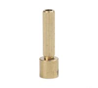 Manchon de valve étendu entièrement en cuivre pour robinets, douche design à 20 dents pour tige centrale pour un contrôle précis du débit, doré, 32 mm (42 mm)