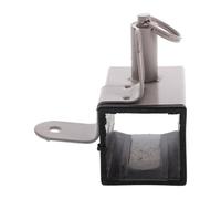 Manchon de Verrouillage en Métal Blanc Tube Carré 4cm Stable | Conception Modulaire Renforcée, Système de Verrouillage Intégré Anti-vibration, Usage pour Tentes Extérieures et Pergolas