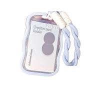 Manchon d'écolier souple et résistant à la déchirure avec fenêtre transparente pour carte de bus, carte, bibliothèque, installation quotidienne, unisexe, université, campus, essentiel