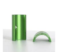 Manchon d'espacement de cale de guidon de vélo - Bague réductrice de tige en alliage d'aluminium pour conversion de 25,4 mm à 31,8 mm ou 31,8 mm à 35 mm de diamètre (vert 25,4 à 31,8 mm)