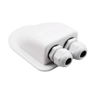 Manchon d'étanchéité for connecteur double entrée de câble solaire | Conception compacte à double entrée for une gestion organisée des câbles solaires.(White)