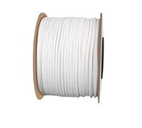 Manchon d'identification de câble électrique, étiquette de marquage de tube, blanc imprimable, codage en PVC 0,5 à 25 MM², diamètre 1,5 à 12,5(0.75 sq. mm - White)