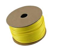 Manchon d'identification de câble électrique, étiquette de marquage de tube, blanc imprimable, codage en PVC 0,5 à 25 MM², diamètre 1,5 à 12,5(6 sq. mm - Yellow)