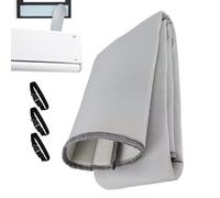 Manchon d'isolation de tuyau AC | Isolation de tuyau CA avec 3 sangles à boucle réglables | Fournitures d'appareils ménagers pour mur, maison, chambre intérieure, battant, voiture, bureau, camping-car