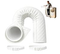 Manchon D'isolation Portable Pour Tuyau AC,Lsolation Pour Tuyaux De Climatiseur, 59inch Couvercle De Conduit D'aération Isolé Tuyau D'échappement 12,7 À Cm Diamètre, Facile Installer