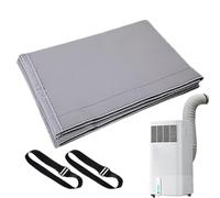Manchon d'Isolation Portable pour Tuyau de Climatiseur | Enveloppe Isolante Pour Conduits D'air Conditionné - Revêtement Lavable Pour Systèmes De Climatisation Extérieurs Et Bureaux