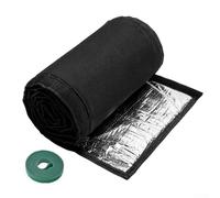 Manchon d'isolation pour tuyau en cuivre CVC avec tissu Oxford 600D imperméable et coton perlé pour une protection prolongée de la climatisation extérieure