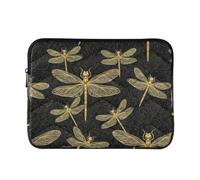 Manchon d'ordinateur rembourré avec fermeture éclair sur le dessus Motif | Housse d'ordinateur : polyester doux au toucher, intérieur doublé de velours, impression double face, taille L