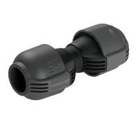 Manchon égal de Gardena : raccord pour extension du tuyau de pose, 25 mm, technologie de raccordement Quick&Easy, montage sans outils avec les tuyaux de pose 25 mm de Gardena (2775-20)