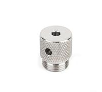 Manchon en acier inoxydable pour une précision accrue, parfait pour le travail du bois et le perçage de profilés en aluminium (6 mm)