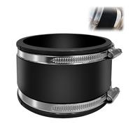 Manchon en caoutchouc flexible - 100 mm - Pour PVC et ventilateur de tuyau, filtre à charbon, tube en acier élastomère