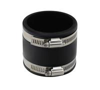 Manchon en caoutchouc flexible pour aspirateur sciure copeaux bois raccord tuyau avec collier serrage pour tuyau pvc fonte vidange manchette souple plomberie coude (ID100 OD110 hauteur100mm)