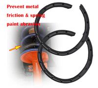 Manchon en caoutchouc universel pour ressort hélicoïdal avant et arrière de voiture, coussin de siège, amortisseur, isolateur de suspension, protection de remplacement 4PCS
