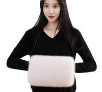 Manchon en Fausse Fourrure Hiver Chauffe-Mains Chaud Épais Manchon Chauffe Main Chauffant Manchon Elégant Gants en Peluche pour Réchauffer Mains et Bras Réchauffe Main Doux pour Personne Âgée