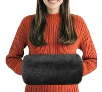 Manchon en Fourrure, Manchon Cauffe-Mains Winter warm wristguard Épaisseur écharpe avec doublure en fourrure douce, cadeau de protection des poignets chaud pour les filles, les femmes, les sœurs, les