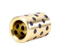 Manchon en laiton autolubrifiant, diamètre intérieur 4x6/4x8x6mm-22mm, roulement à douille linéaire en cuivre, 1 pièces Guide(4x6x12mm)
