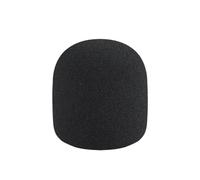 Manchon en mousse pour microphone podcast compatible avec ATR2100X, B | Housse noire à enfiler pour les cours de conversation quotidiens en direct