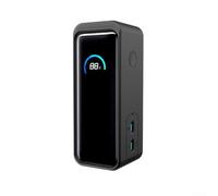 Manchon en silicone pour banque d'alimentation Prime Power Bank 9600 mAh 65 W USB PD compatible avec toutes les fonctions de charge standard (noir)