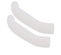 Manchon en Silicone pour poignée de frein, 2 pièces, couvercle de Protection du levier de frein pour vélo de montagne (Blanc transparent)