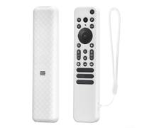 Manchon en silicone pour télécommande Sony RMF TX920U TX910U avec cordon de serrage, coque de protection flexible conçue pour une utilisation à long terme (blanc)