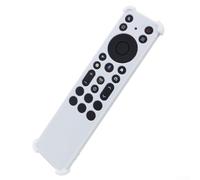 Manchon en silicone pour télécommandes TCL RC813A RC923A avec rembourrage à quatre coins et transmission de signal débloquée (blanc)