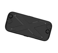 Manchon ergonomique flexible résistant à l'eau pour systèmes de jeu portables offrant un accès complet au port et à la coque de bouton