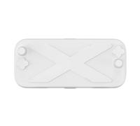 Manchon ergonomique flexible résistant à l'eau pour systèmes de jeu portables offrant un accès complet au port et à la coque de bouton