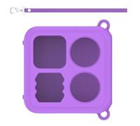 Manchon Flexible en Silicone pour boîtier de Lecteur sans Fil Miniature Découpes précises et Surfaces antidérapantes Coque pour et Voyages Housse en Silicone