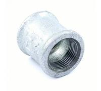 Manchon fonte droite / droite - filetage 33/42 galvanisé CODITAL