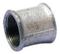 Manchon fonte droite/droite galva 15x21 Gris argenté G